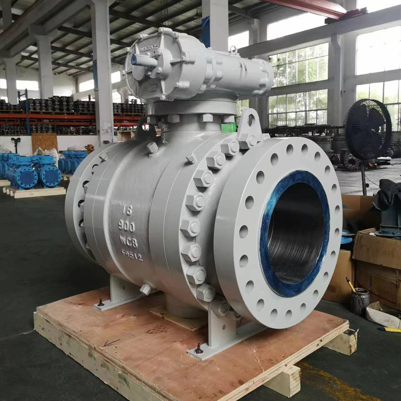 Ejected Trunnion Ball Valve