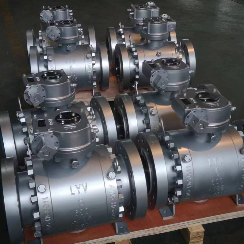 Duplex Clausus et Bleed Trunnion Eques Ball Valve